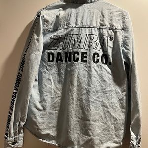 Zumba denim long sleeve shirt